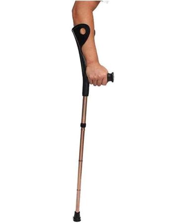 COKVBSKZ LRVTREC Forearm Crutches Adjustable Crutch Foldable Movement Forearm Crutches Adjustable Lightweight Heavy Duty Arm Cuff for Adult Standard Lightweight Arm Crutch