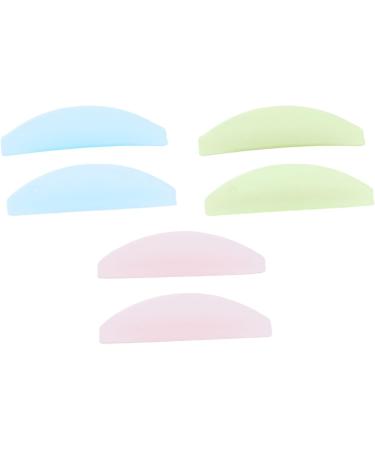 Permanent Eyelash Curler Cover Ultra Thin Silicone Permanent Eyelash Curler for Home (Yellow Pink) - Buy Online on GoSupps.com