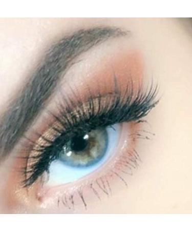 Buy GlamLens Sea Blue Colored Contact Lenses - Monthly Soft Silicone Hydrogel Without Prescription | 1 Pair with Case - Buy Online on GoSupps.com