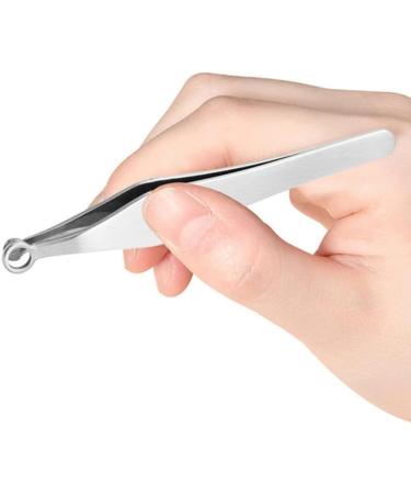 Frcolor Stainless Steel Nose Hair Clip - 2 Pack Nose Hair Cutter & Eyebrow Remover | Precision Grooming Tool for Men & Women - Buy Online on GoSupps.com
