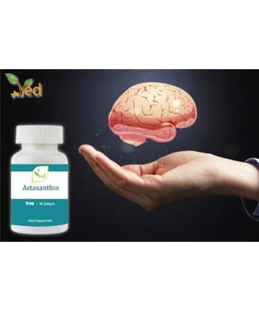 Ved Astaxanthin Capsules 15mg 90ct | Immune System and Joint Support | Antioxidant for Free Radical Elimination - Buy Online on GoSupps.com