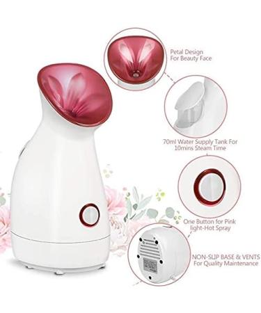 zhanghong Nano Ionic Facial Steamer Household Ion Water Replenishing Instrument Warm Mist Atomizer Humidifier Moisturizing Face Spa Steamer One Button Intelligence Control - Buy Online on GoSupps.com