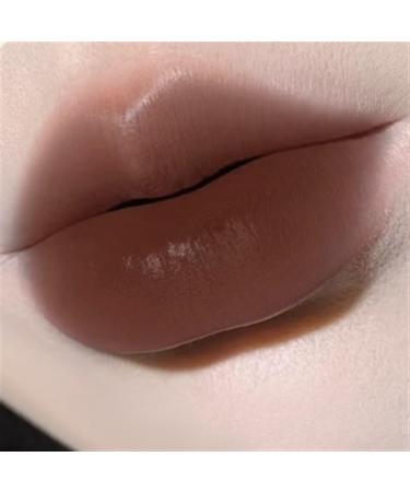 BADALO Velvet Mist Water Mist Lip Mud Soft Silky Matte Matte Vegan White NonStick Lip Gloss Lip Glaze Lipstick Color 5 smoked ebony