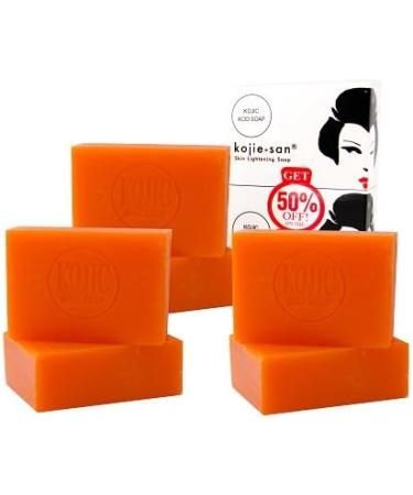 3 Packs of Kojie San Skin Lightening Kojic Acid Soap (2 Bars per Pack) - 135g - Buy Online on GoSupps.com