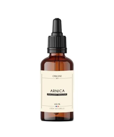 Organic Origin - Arnica Oil Macerate 100 ml Massage Bath with Pipette - 100% Pure and Natural - French Brand
