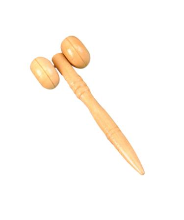 Beavorty Hand Massage device anti-aging massage tab made of wood thin facial roller hand massager made of wood massage roll rod muscle roller stick Tools wooden surface bamboo mini