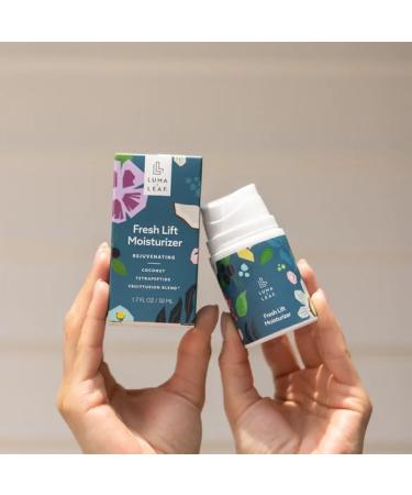 LUMA & LEAF Fresh Lift Facial Moisturizer 1.7 Oz - Boost Collagen & Daily Hydration | Advanced Natural Moisturizing Cream with Tetrapeptide - Shop Internationally - Buy Online on GoSupps.com