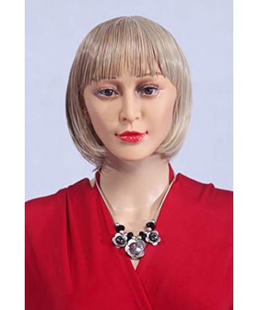 Tonhan Wig short straight D-1 hairpiece blonde/grey