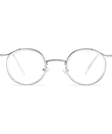 Parwana Round Designer Anti-Blue Light Reading Glasses +100 C1 | Presbyopia Relief & Tiredness Alleviation - Stylish & Comfortable - Buy Online on GoSupps.com