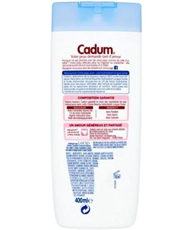  Cadum Cadum Long-Lasting Hydrating Shower Cream with Sweet Almond Oil Organic 2 x 400ml - Buy Online on GoSupps.com