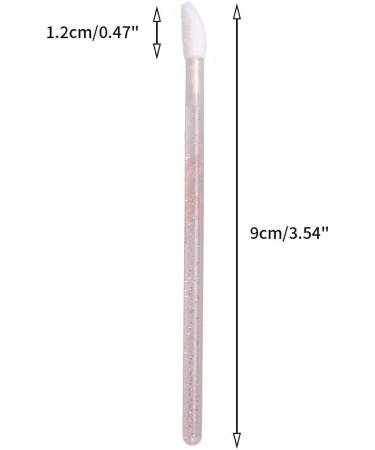 G2PLUS Disposable Eyelash Mascara Wands Brushes and Lip Gloss 50PCS Makeup Applicators Brushes +50PCS Lipstick Wands Applicators - Pink 50 Count (Pack of 1) Glitter Pink - Buy Online on GoSupps.com