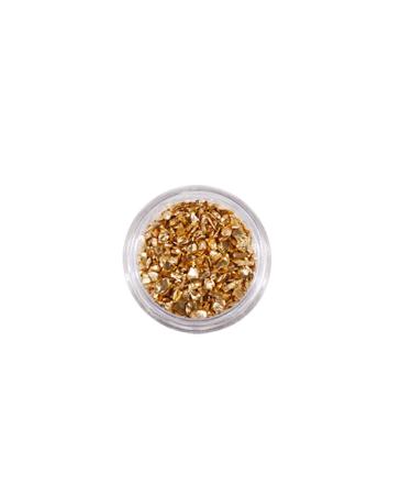 dijiusidy Nail Art Crushed Glass Stones Irregular Glitter Crystal Fragment DIY Rhinestone Fillers Mobile Phone Jewelry Making Gold
