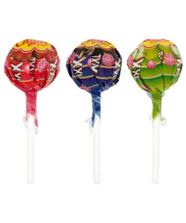 Ellies Jellies Chupa Chups XXL Bubblegum Filled Lollipops 30g Box of 25
