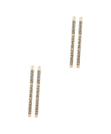 Didiseaon 4 Pcs Makeup Eyebrow Pencils Eyeshadow Pencil Waterproof Eyebrow Pencils with Brush Puff Head Wooden