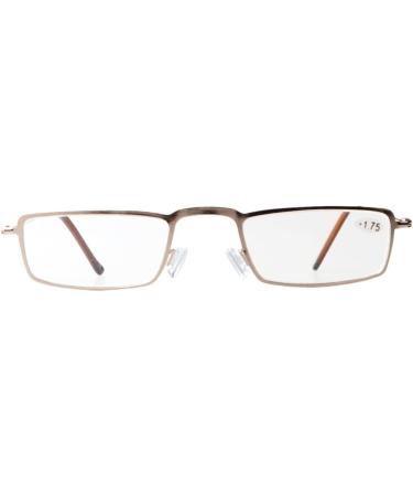 Eyekepper 5-Pack Half-Eye Reading Glasses Stylish Stainless Steel Frames in Gold +3.0 | International Shipping Available - Buy Online on GoSupps.com