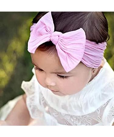 Midodo 25-Piece Soft Elastic Baby Headband Set | Newborn Turban Knot Hair Bands for Girls | Stretchable Nylon Accessories - Buy Online on GoSupps.com