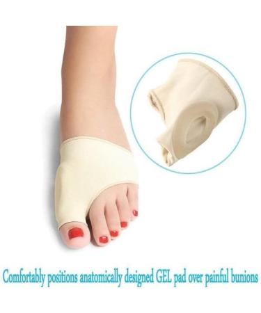 Barenx Women's Gel Bunion Orthotics Protector Sleeves - Hallux Valgus Toe Corrector | Comfortable Pain Relief for Bunions | Toe Alignment Support - Buy Online on GoSupps.com