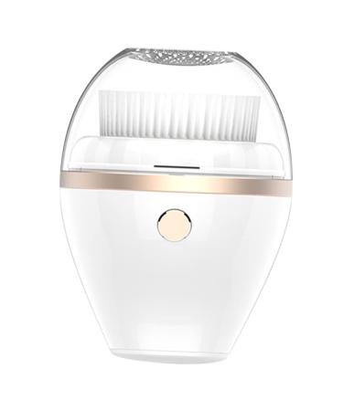 POPETPOP Stain Removal Electric Facial Cleanser Face Cleaner Exfoliating Face Scrubber Deep Cleaning Brush Skincare Tools for Face Electric Facial Cleaner White Detergent Girl Plating