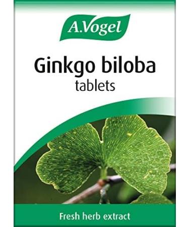 A.Vogel Ginkgo Biloba Tablets | Vegetarian-Friendly Food Supplement | 120 Tablets | Fresh Ginkgo biloba Leaf Extract - Buy Online on GoSupps.com