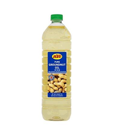 KTC Pure Earth Nut Oil 1 Litre (Pack of 2)