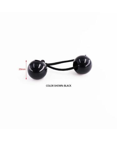 16 Pcs Colorful Clear Two Tone Ball Elastic Hair Ties for Kids, Girls & Women - Brown Ponytail Holders Accessories - Buy Online on GoSupps.com