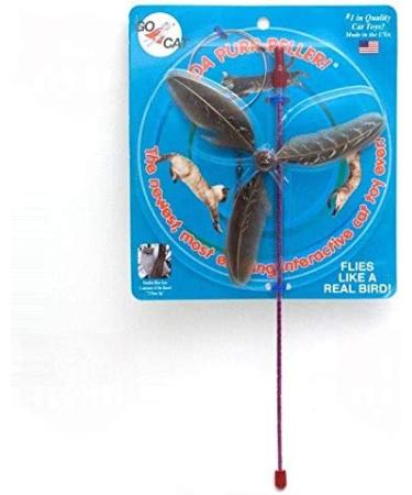 GoCat Da Purr-Peller Cat Toy - Spinning Feather Propeller for Endless Fun - Buy Online on GoSupps.com
