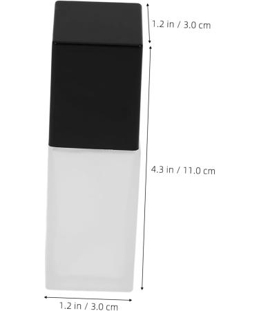 Balacoo Frosted Glass 3pcs Liquid Foundation Bottle Bracket Travel Lotion Refillable Bottles - Buy Online on GoSupps.com
