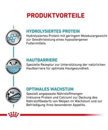 Royal Canin Veterinary Hypoallergenic Puppy | 1.5 kg | Complete dietetic food for puppies | May help reduce the risk of nutritional intolerance | with Rice - Buy Online on GoSupps.com