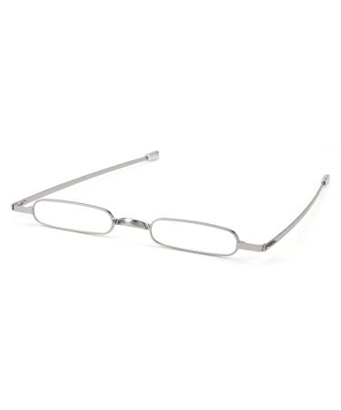 In addition easy to carry metal mini blue light filter reading glasses for men and women Lightweight anti-blue computer glasses with glasses case 1.5 x