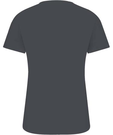 Golatcr Women's Monochrome Round Neck Summer T-Shirt | Loose Fit Basic Tops | White Ribbed & Black V-Neck | XXL - Buy Online on GoSupps.com