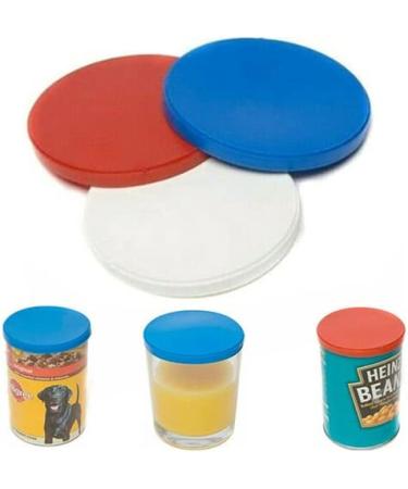 Can Tin Cover Plastic Lid Caps Pet Food Fresh Top Storage Reusable Dog Cat (1 x Can Cover) - Buy Online on GoSupps.com