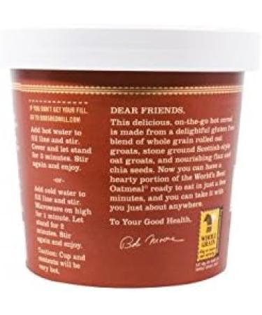 Bobs Red Mill Gluten Free Apple Cinnamon Oatmeal Cup 67 grams 12 count apple cinnamon 804 g (Pack of 1) - Buy Online on GoSupps.com