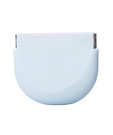 Soft soft silicone protective cover for jaw-friendly braces with ventilation hole self-closing jaw-friendly mouth protection for trips light blue 90*75*25mm