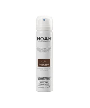 Noah NOAH Hair Root Root Corrector with Vitamin B5 Dark Brown 75ml - Formulated and Made in Italy - Cruelty Free SLS and Paraben Free - Nickel Tested