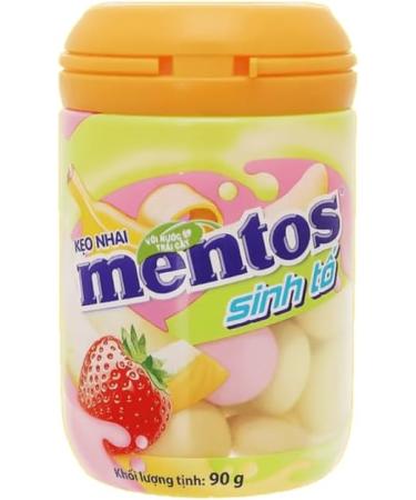 Mentos Gum Variety Pack Fruit Smoothie & Strawberry Yoghurt 90g each - Mentos Indonesia - Buy Online on GoSupps.com