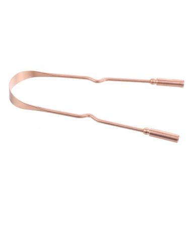 1pc Pure Copper Scraper Mouth Cleaning Tool Practical Mouth Oral Cleaning Tool Oral Scrape for Cleaning