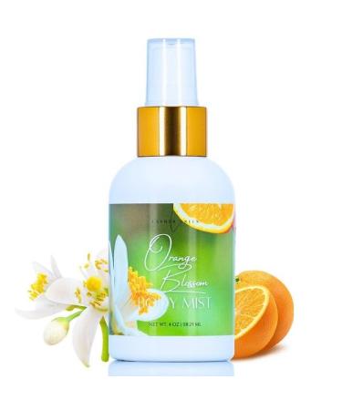 Orange Blossom Body Mist for Women Refreshing Citrus Scent 4 oz - Buy Online on GoSupps.com