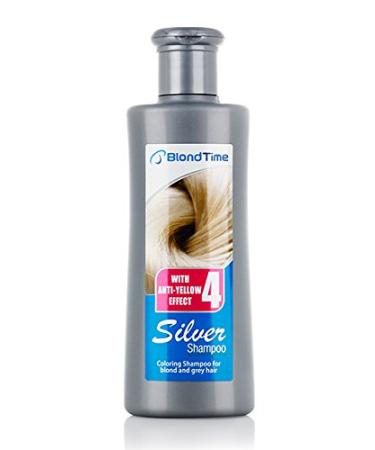 Blond Time Anti-yellow Shampoo | Shampoo for Gray White or Light Blond Hair | Silver effect | Blue Shampoo | 150 ml 7