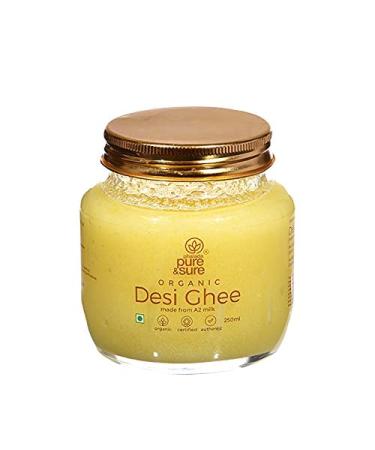 Pure & Sure Organic Ghee | Organic Desi Ghee | A2 Ghee-Ghee | Pure Organic Cow Ghee | 500ml