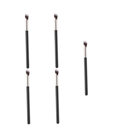 FRCOLOR 5pcs concealer brush concealer blending brush small angled makeup brush concealing brush face blending brush angled foundation brush contour brush cover up artificial fiber 16x1cmx5pcs As Shownx5pcs