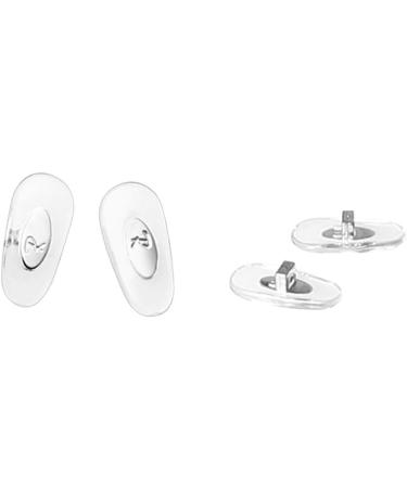 Replacement Push-in Nose Pads for RayBan Sunglasses - Silver - Buy Online on GoSupps.com