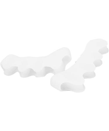 Soft Gel Toe Separator for Bunion Correction and Pain Relief - Reusable Toe Spacer for Women, Men, and Adults (White) - Buy Online on GoSupps.com