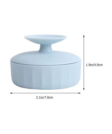 Premium Foldable Silicone Makeup Brush Cleaner Box - Efficient Brush Cleaning Mat & Accessories | Blue - Buy Online on GoSupps.com