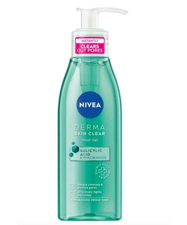 NIVEA Derma Clear Wash Gel For Blemish-prone Skin150ml
