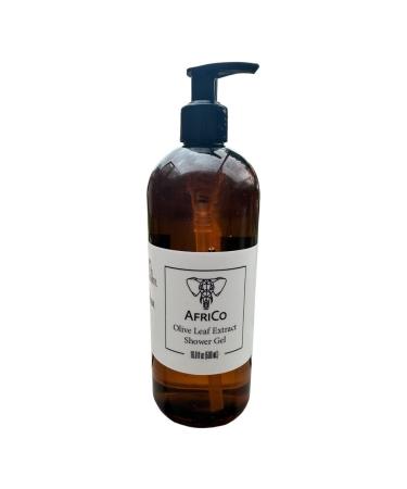 AfriCo Olive Oil Shower Gel for Body - Unscented Enriched Cleanses Moisturizes and Nourishes Skin