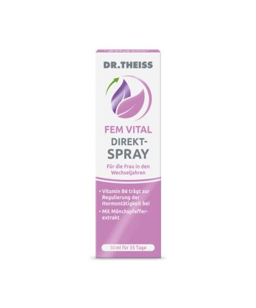 DR. THEISS Fem Vital Direct Spray | Menopause Nutrients for Women | Enhance Wellness & Vitality - Buy Online on GoSupps.com