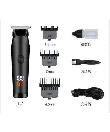 High Power Multi-Functional Men's Electric Hair Clipper - Push & Shave 15cm | International Shipping Available - Buy Online on GoSupps.com