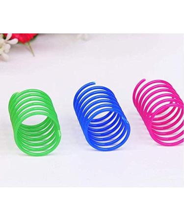 iSMARTEN Cat Spring Toy (60 Pack) - Plastic Coil Springs for Swatting, Biting, and Hunting - Random Color - Interactive & Fun Cat Kittens Toys - Buy Online on GoSupps.com