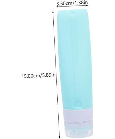 POPETPOP 4 Sets Travel Bottle Makeup Eyeshadow Travel Accessories Toiletries Travel Refillable Jars Empty Silicone Travel Jars Makeup Jar Storage Bottle Stainless Steel Flat - Buy Online on GoSupps.com