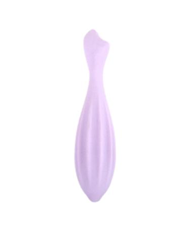 Facial Massage Roller Silicone Face Roller for Face and Eye Skin Care Beauty Lifting Contouring Beauty Tools Multi Functional Silicone Massage Tool for Women Body (Purple)